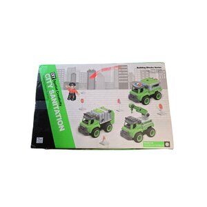 Remote Control City Sanitation Truck Set – 3 Vehicles + Figure, Ages 3+